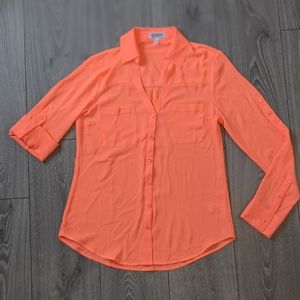 Express Portofino Button Down Blouse